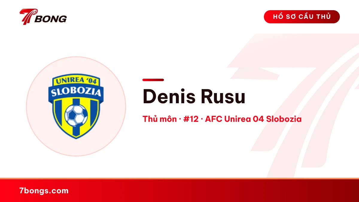 Denis Rusu — AFC Unirea 04 Slobozia