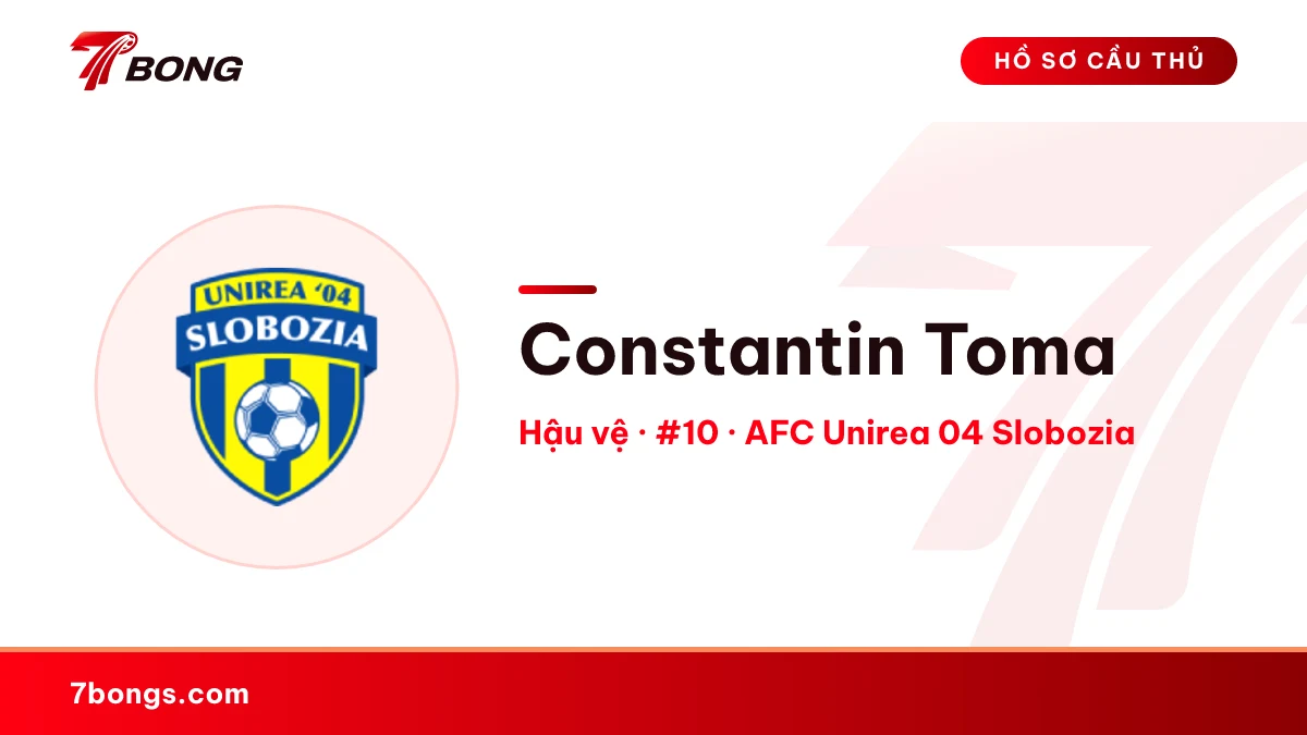 Constantin Toma — AFC Unirea 04 Slobozia