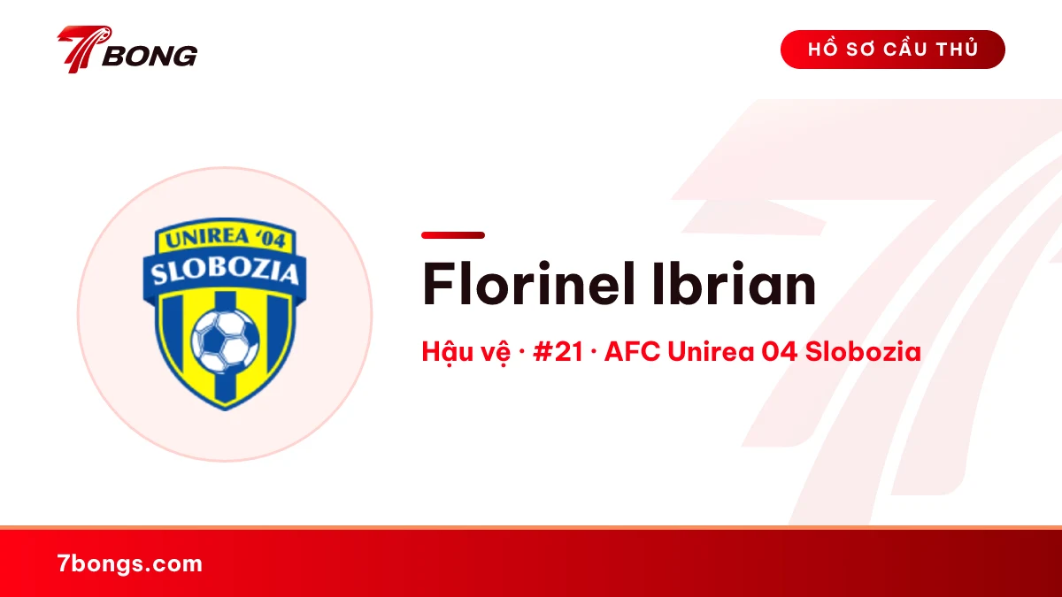 Florinel Ibrian — AFC Unirea 04 Slobozia