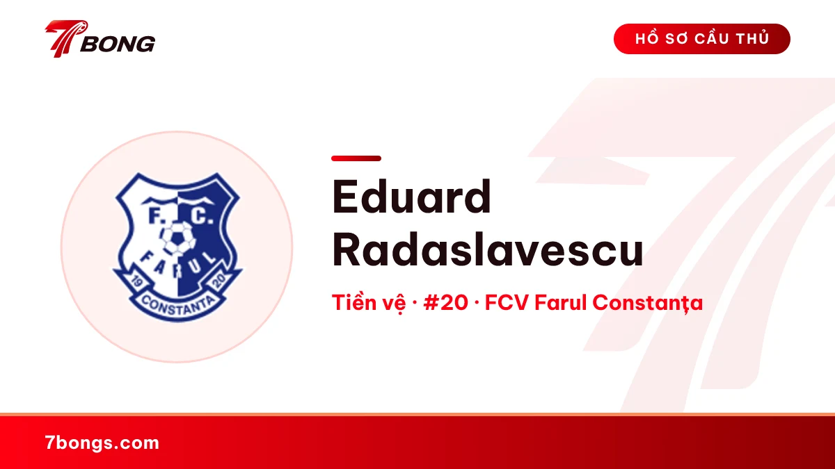 Eduard Radaslavescu — FCV Farul Constanța
