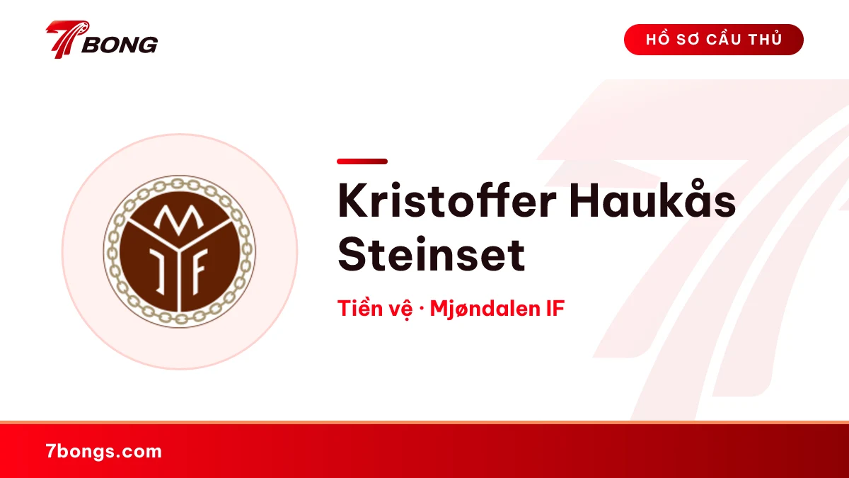 Kristoffer Haukås Steinset — Mjøndalen IF