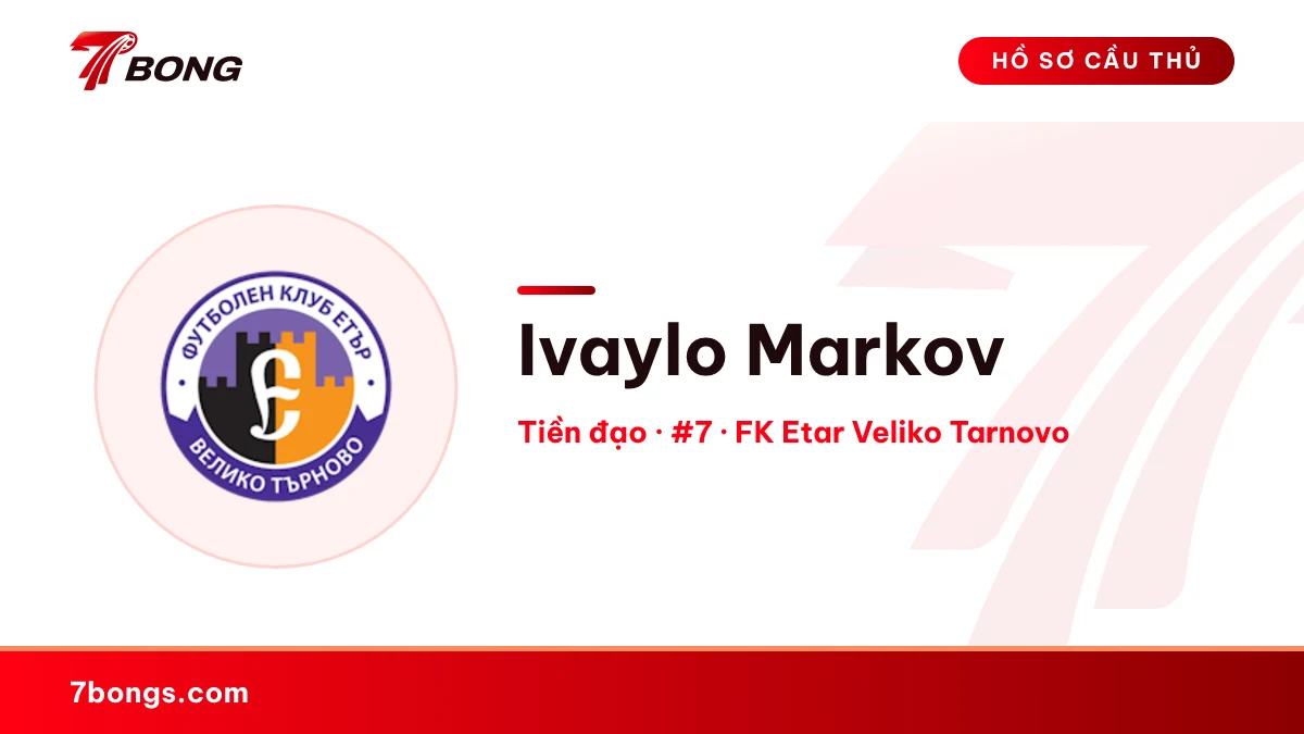 Ivaylo Markov — FK Etar Veliko Tarnovo