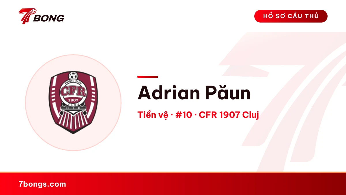 Adrian Păun — CFR 1907 Cluj