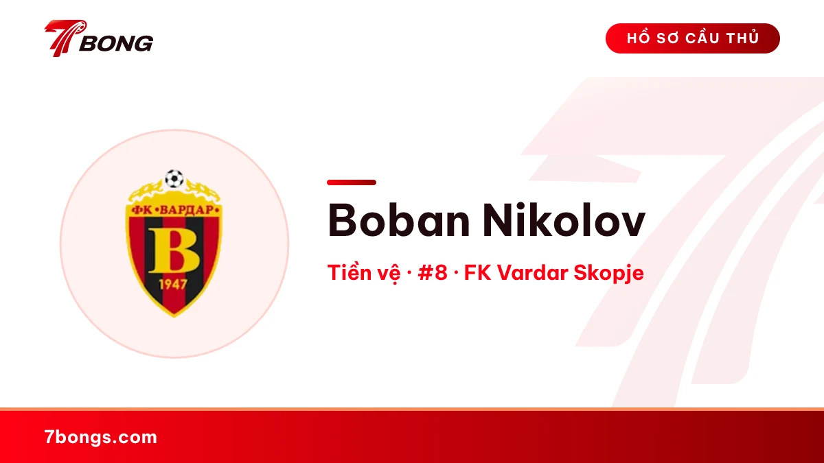 Boban Nikolov — FK Vardar Skopje