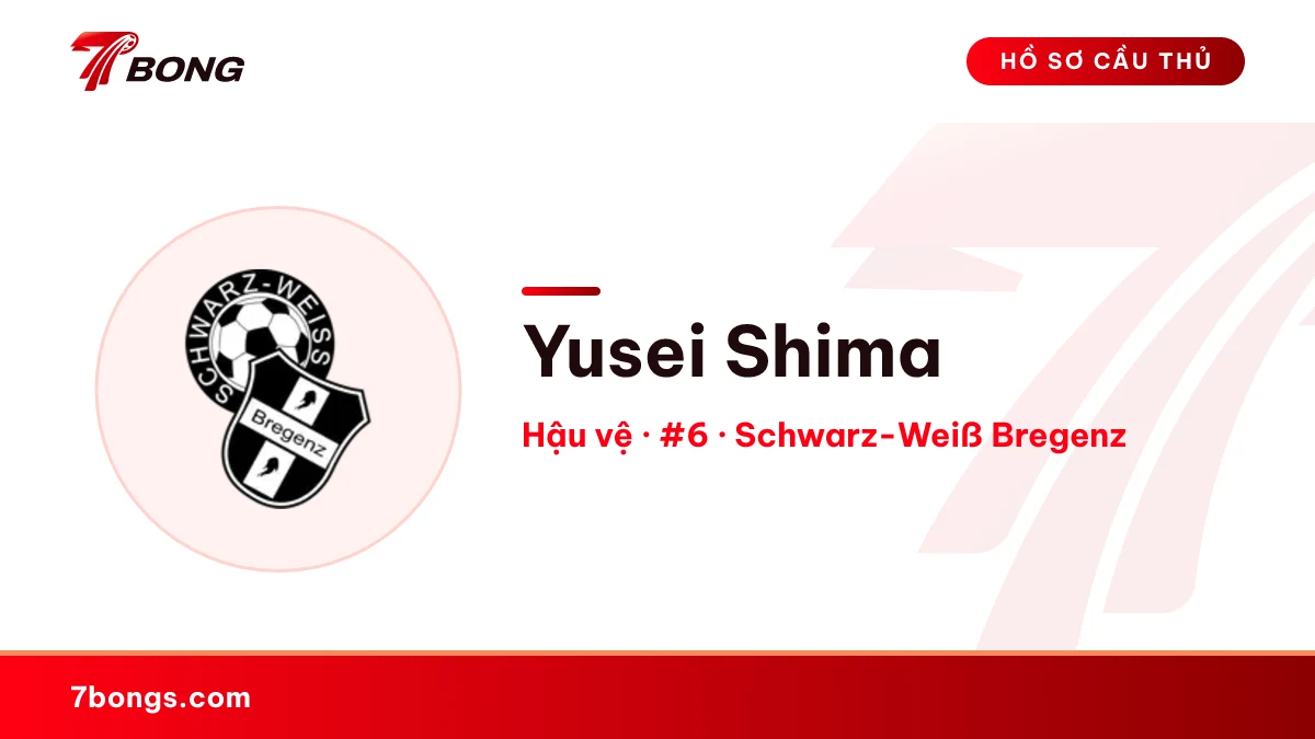 Yusei Shima — Schwarz-Weiß Bregenz
