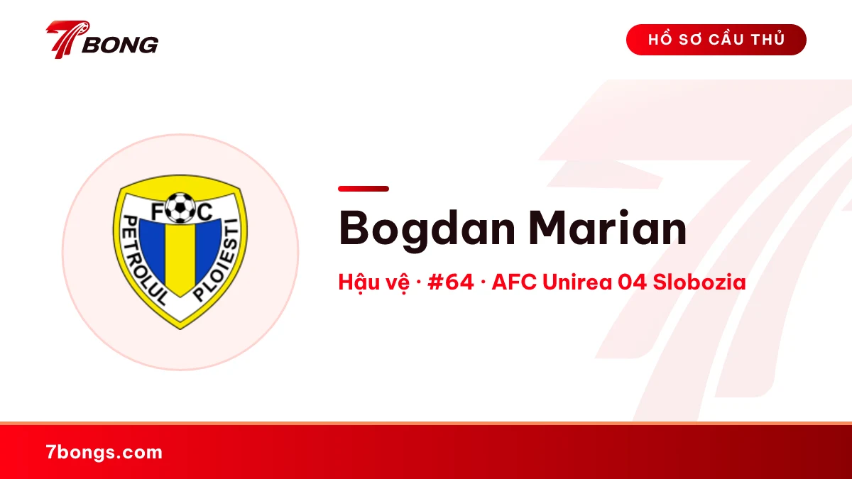 Bogdan Marian — AFC Unirea 04 Slobozia