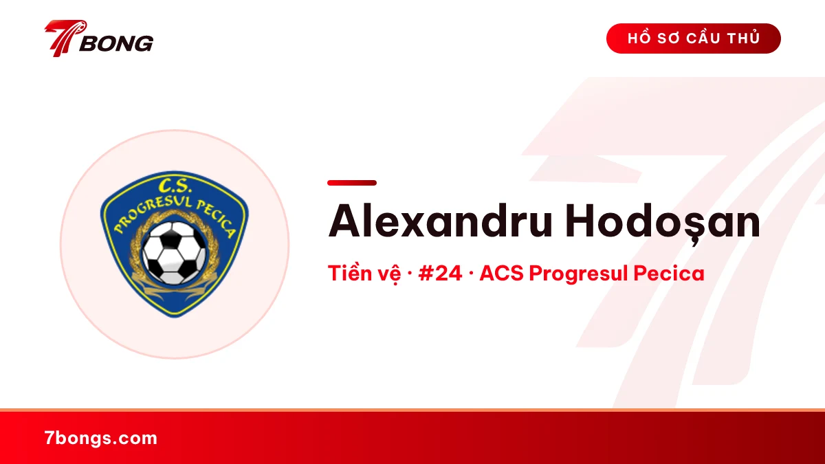 Alexandru Hodoșan — ACS Progresul Pecica