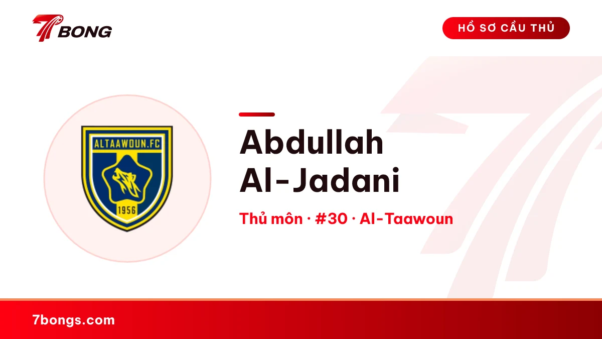 Abdullah Al-Jadani — Al-Taawoun