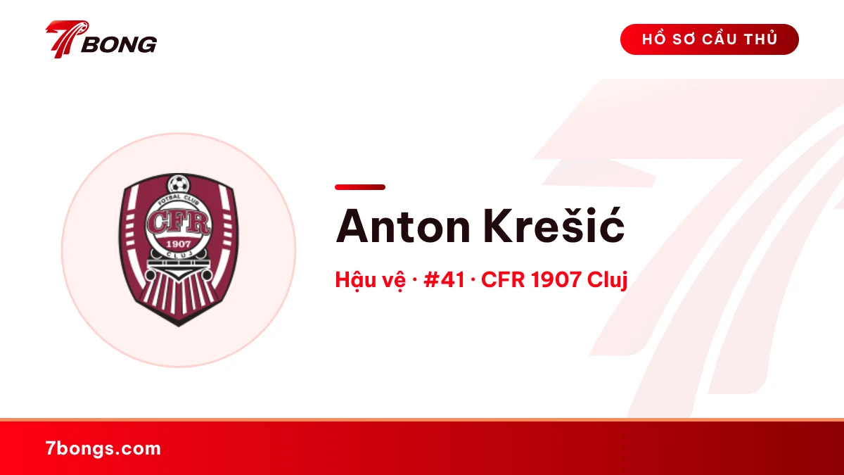 Anton Krešić — CFR 1907 Cluj