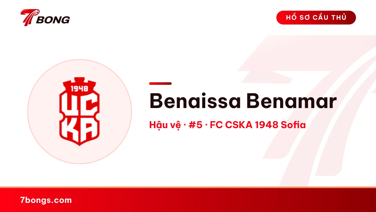 Benaissa Benamar — FC CSKA 1948 Sofia