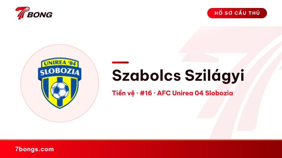 Szabolcs Szilágyi — AFC Unirea 04 Slobozia