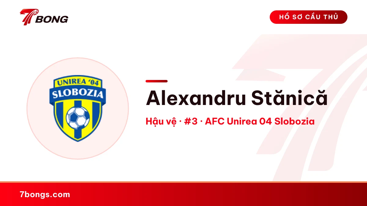 Alexandru Stănică — AFC Unirea 04 Slobozia