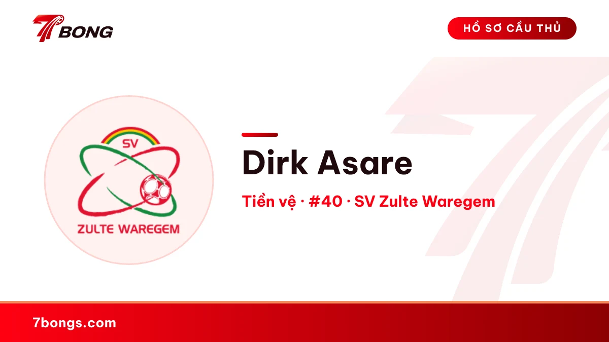 Dirk Asare — SV Zulte Waregem
