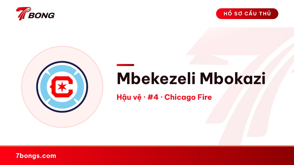 Mbekezeli Mbokazi — Chicago Fire