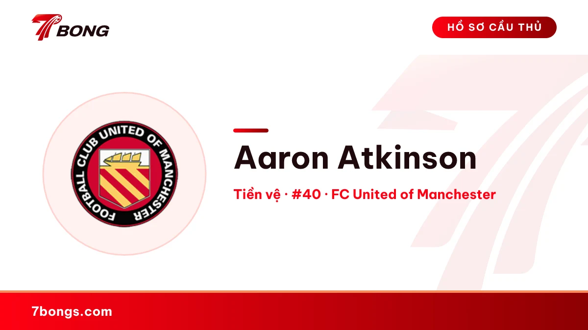 Aaron Atkinson — FC United of Manchester