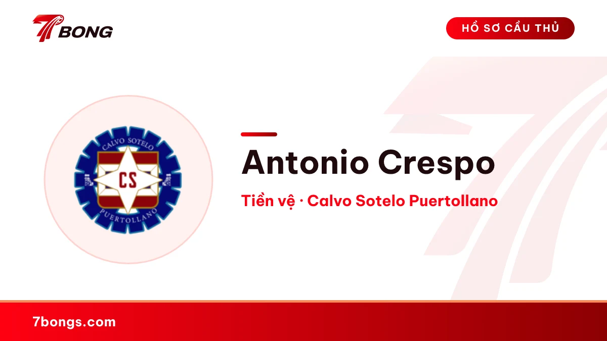 Antonio Crespo — Calvo Sotelo Puertollano