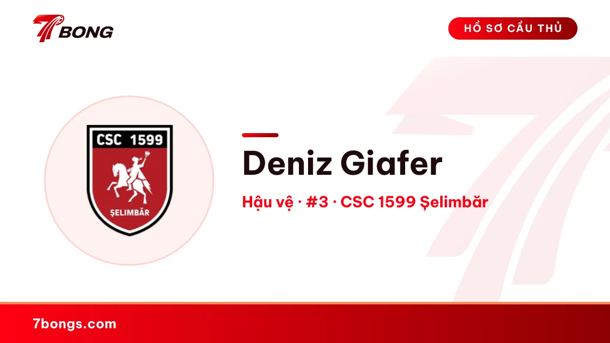 Deniz Giafer — CSC 1599 Șelimbăr