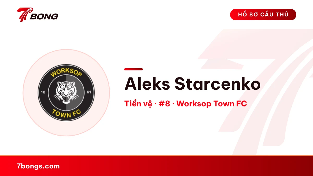 Aleks Starcenko — Worksop Town FC