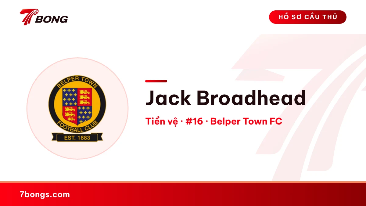 Jack Broadhead — Belper Town FC