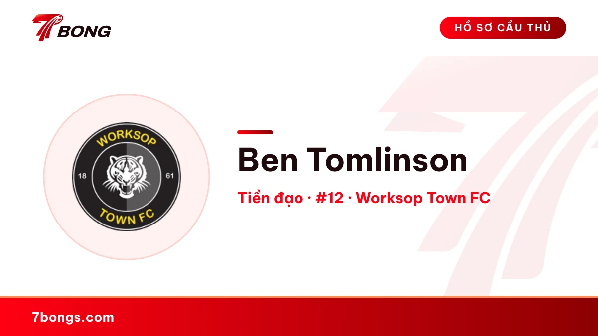 Ben Tomlinson — Worksop Town FC