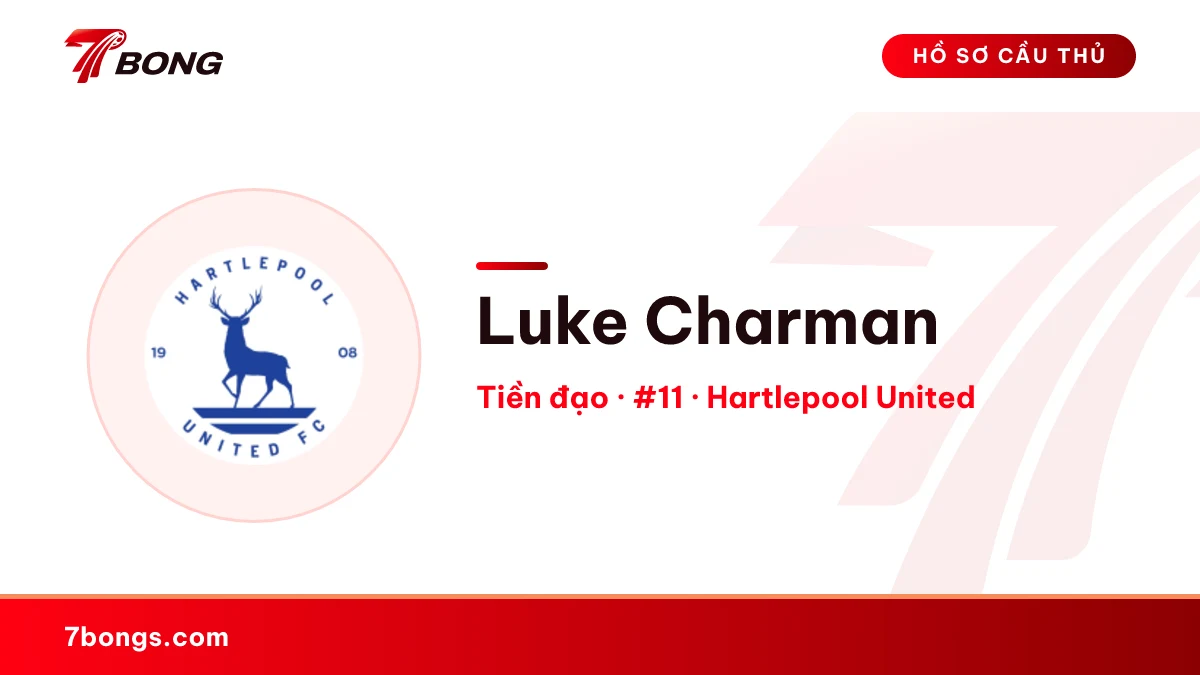 Luke Charman — Hartlepool United