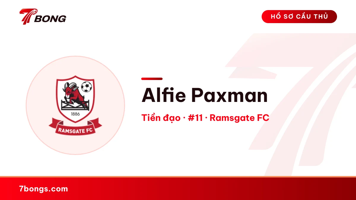 Alfie Paxman — Ramsgate FC