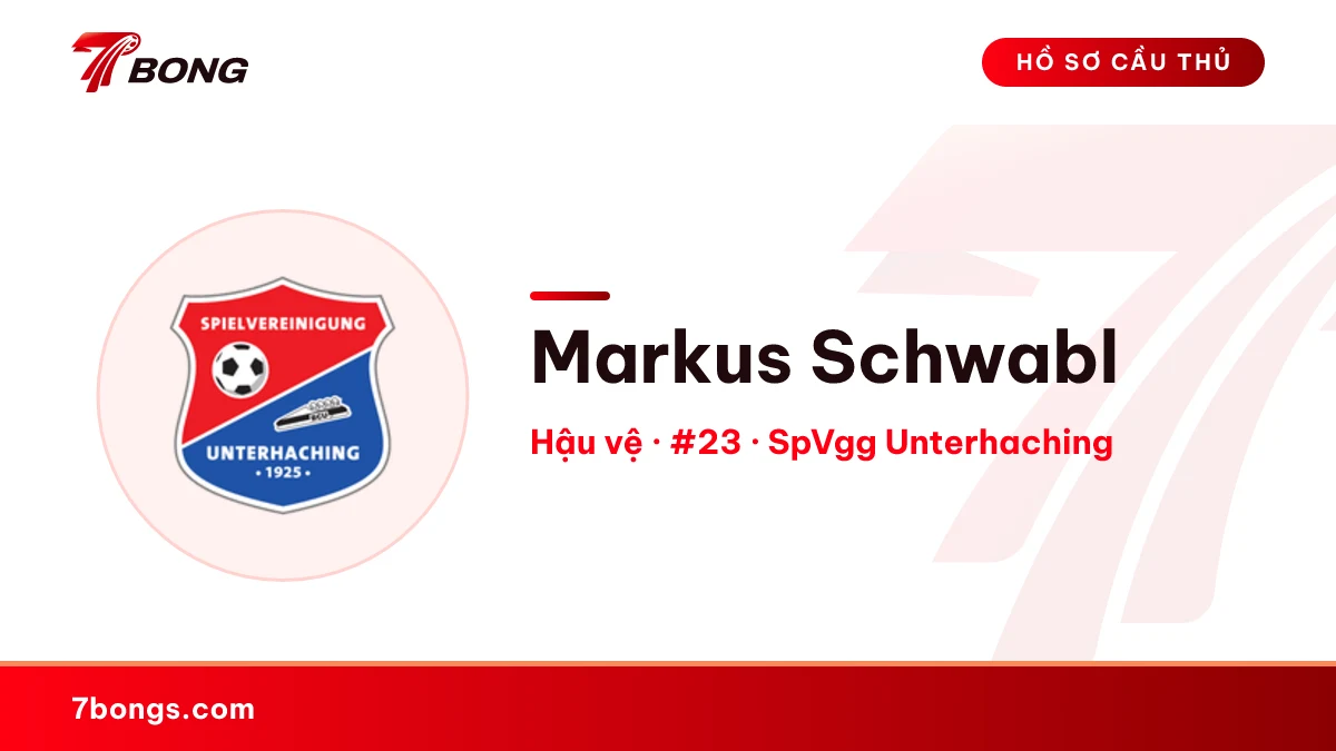 Markus Schwabl — SpVgg Unterhaching