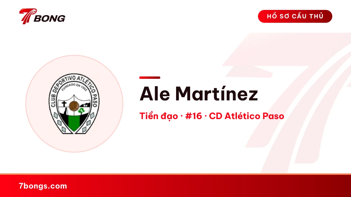 Ale Martínez — CD Atlético Paso