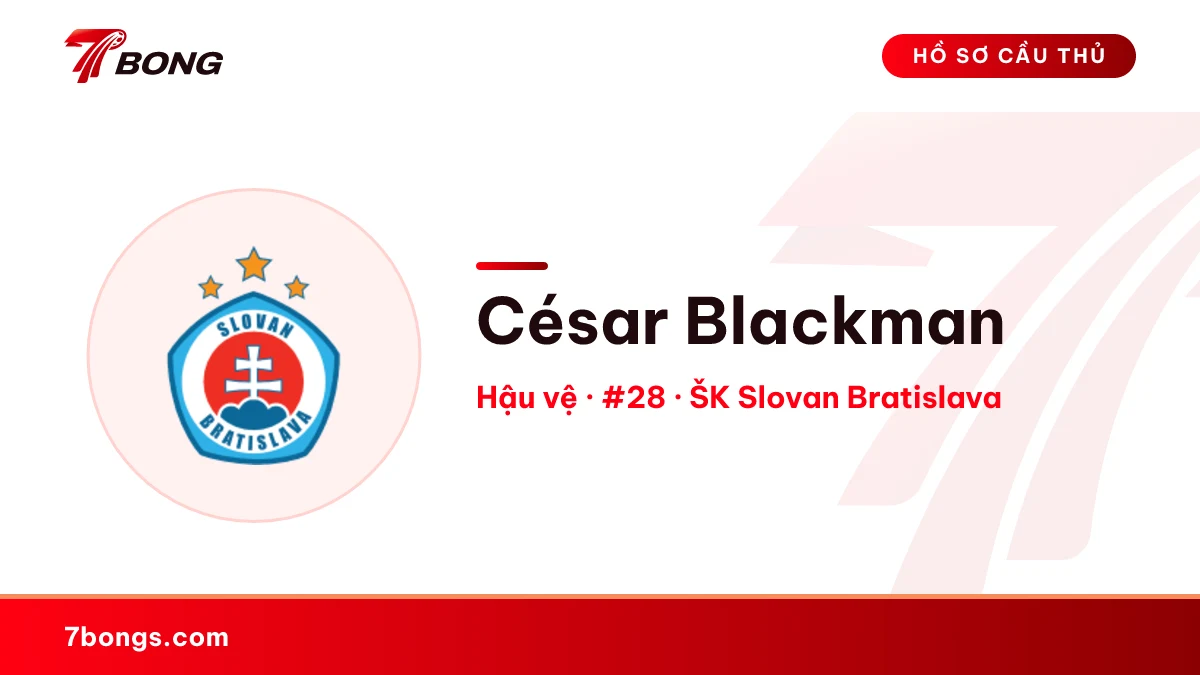 César Blackman — ŠK Slovan Bratislava