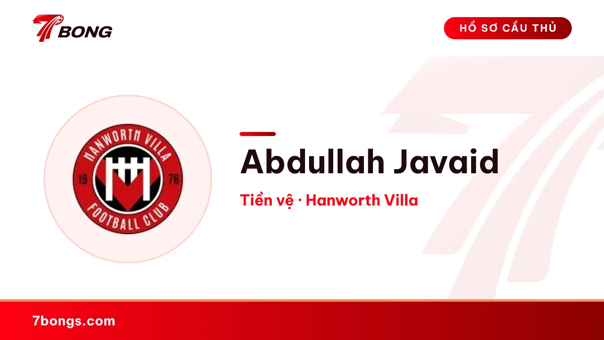 Abdullah Javaid — Hanworth Villa