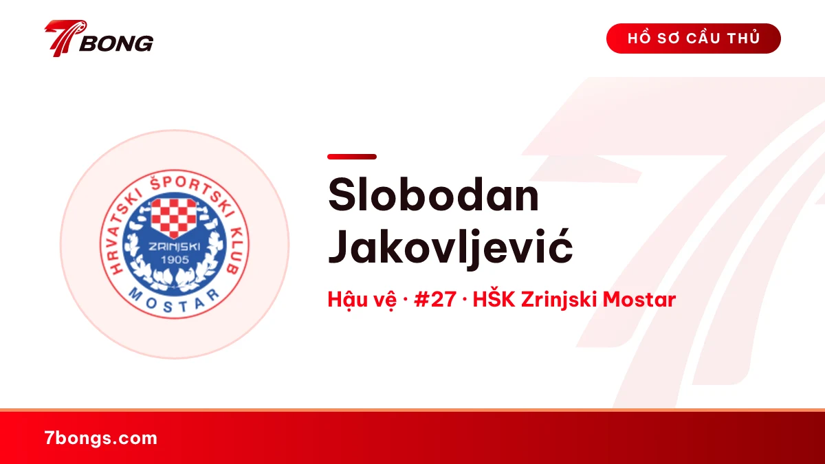 Slobodan Jakovljević — HŠK Zrinjski Mostar