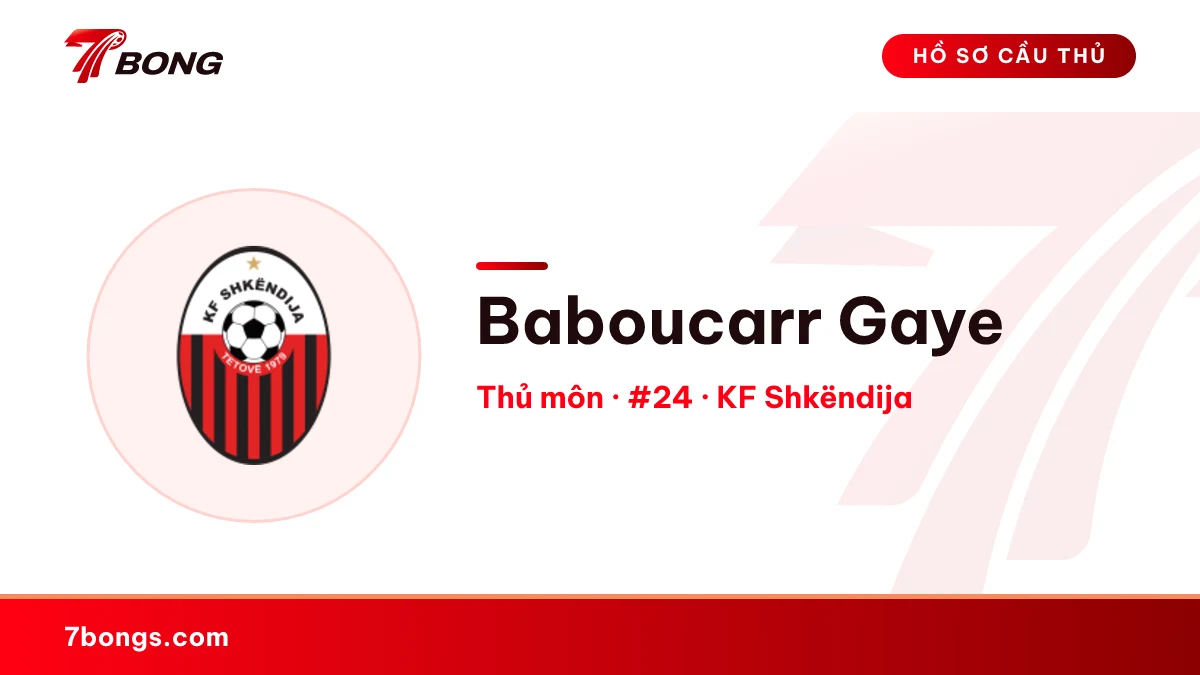 Baboucarr Gaye — KF Shkëndija