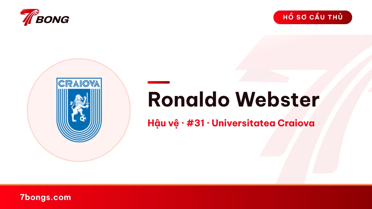 Ronaldo Webster — Universitatea Craiova