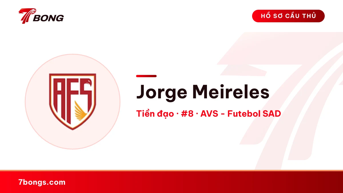 Jorge Meireles — AVS - Futebol SAD