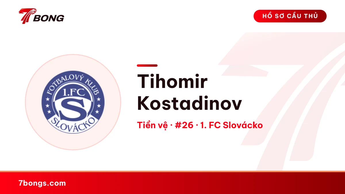 Tihomir Kostadinov — 1. FC Slovácko