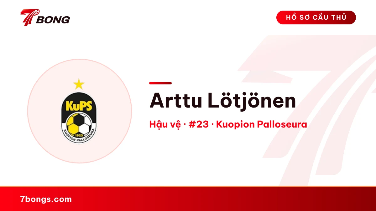 Arttu Lötjönen — Kuopion Palloseura