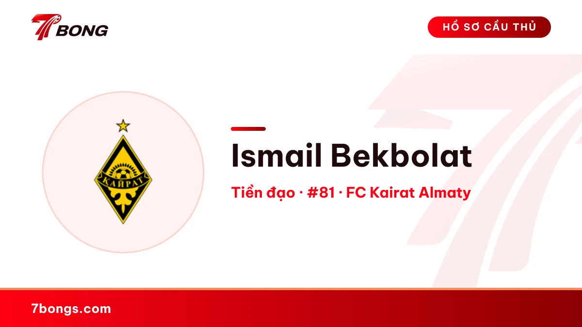 Ismail Bekbolat — FC Kairat Almaty