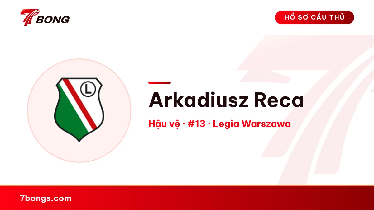 Arkadiusz Reca — Legia Warszawa