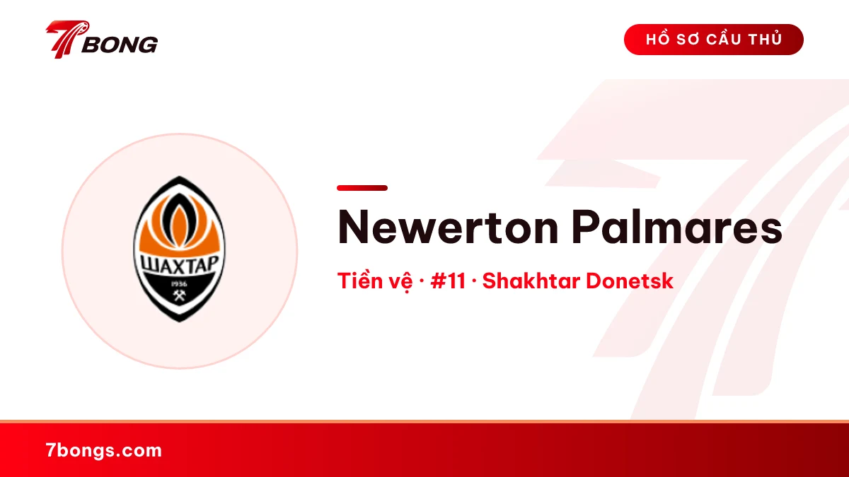Newerton Palmares — Shakhtar Donetsk