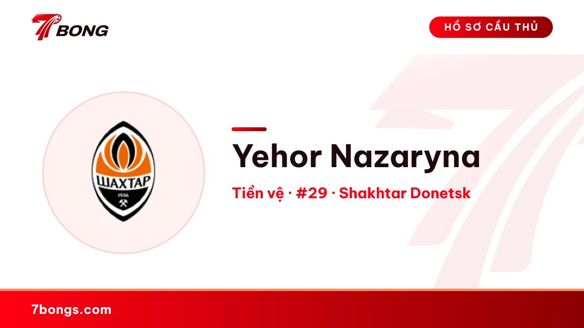 Yehor Nazaryna — Shakhtar Donetsk
