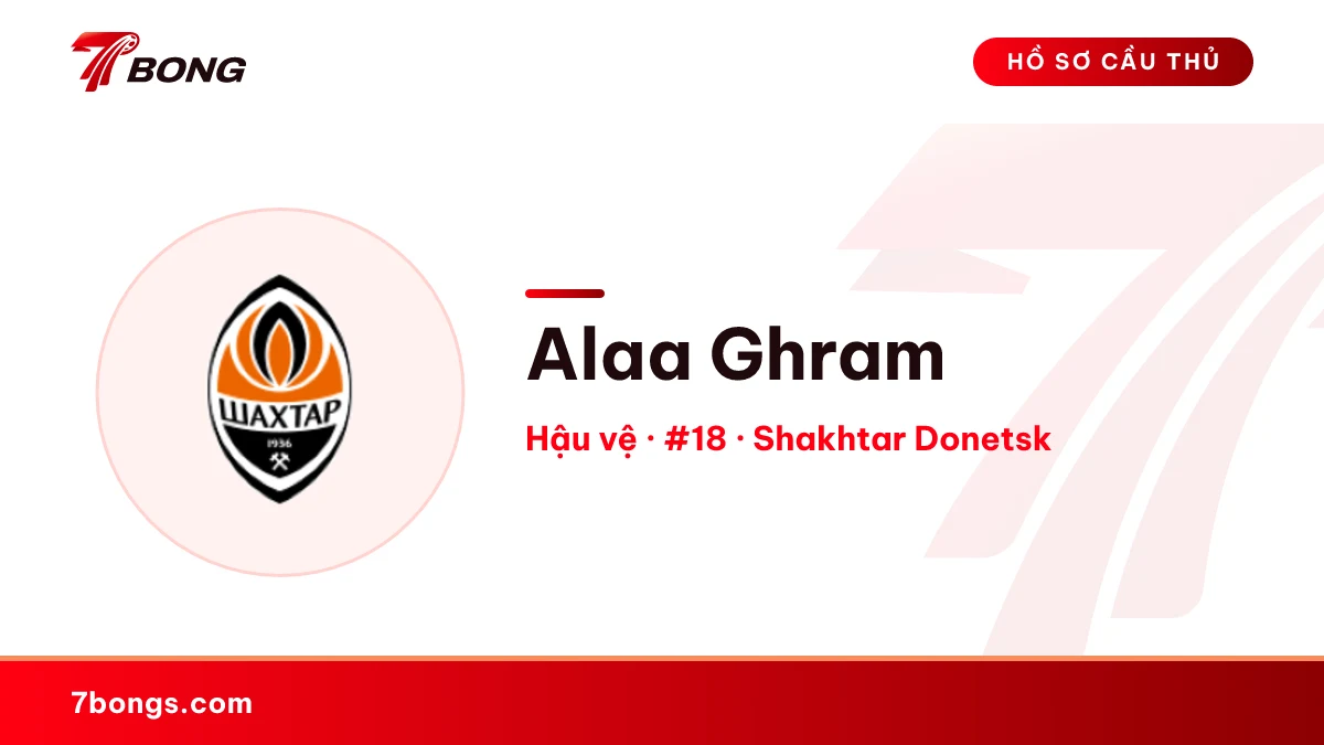 Alaa Ghram — Shakhtar Donetsk