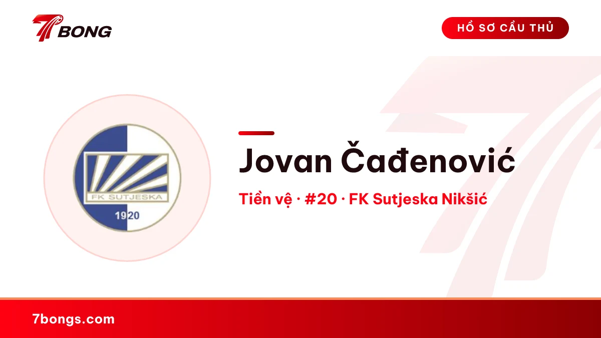 Jovan Čađenović — FK Sutjeska Nikšić