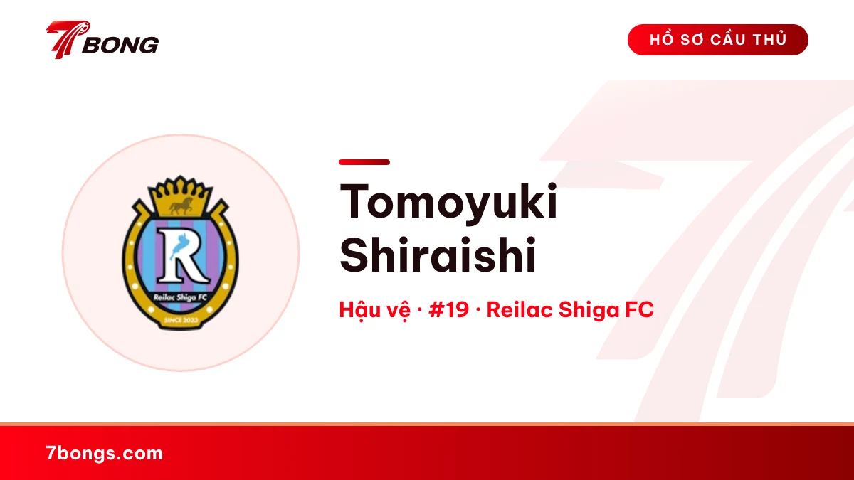 Tomoyuki Shiraishi — Reilac Shiga FC