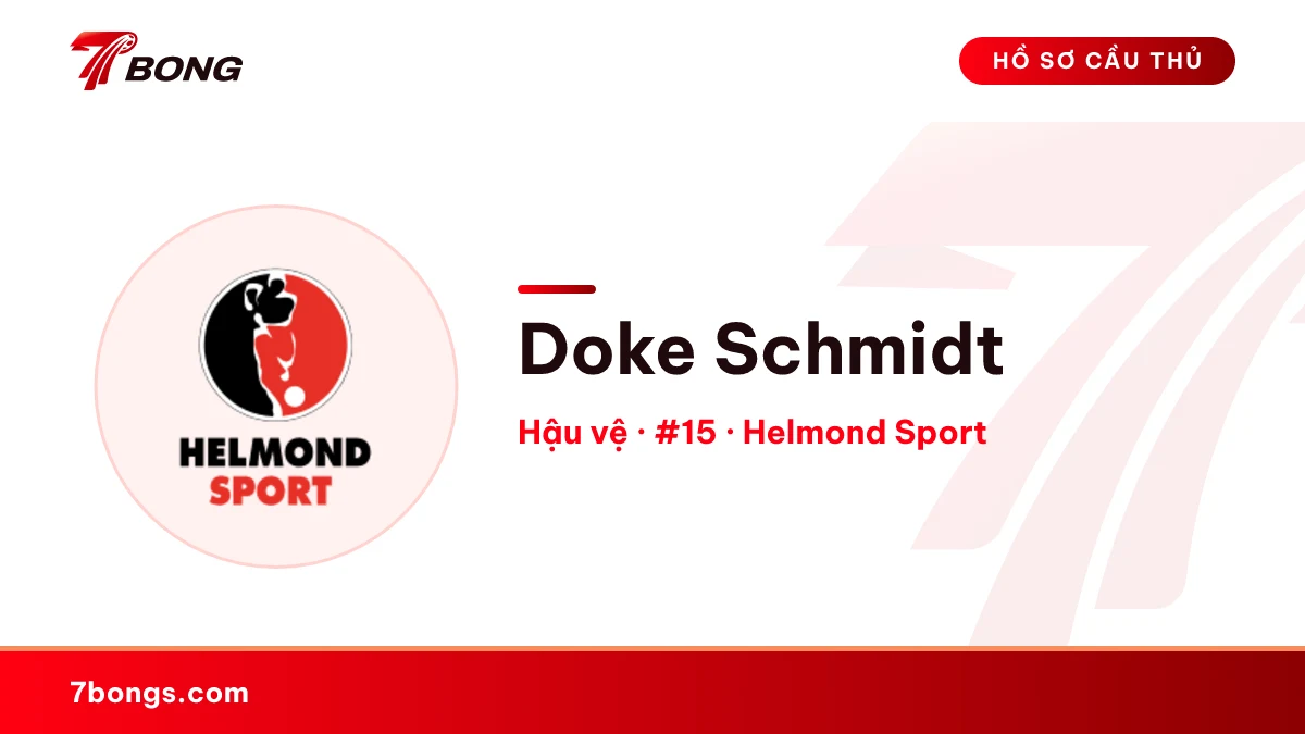 Doke Schmidt — Helmond Sport