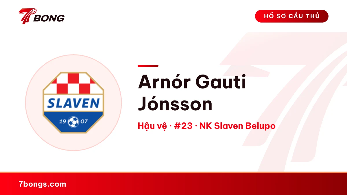 Arnór Gauti Jónsson — NK Slaven Belupo