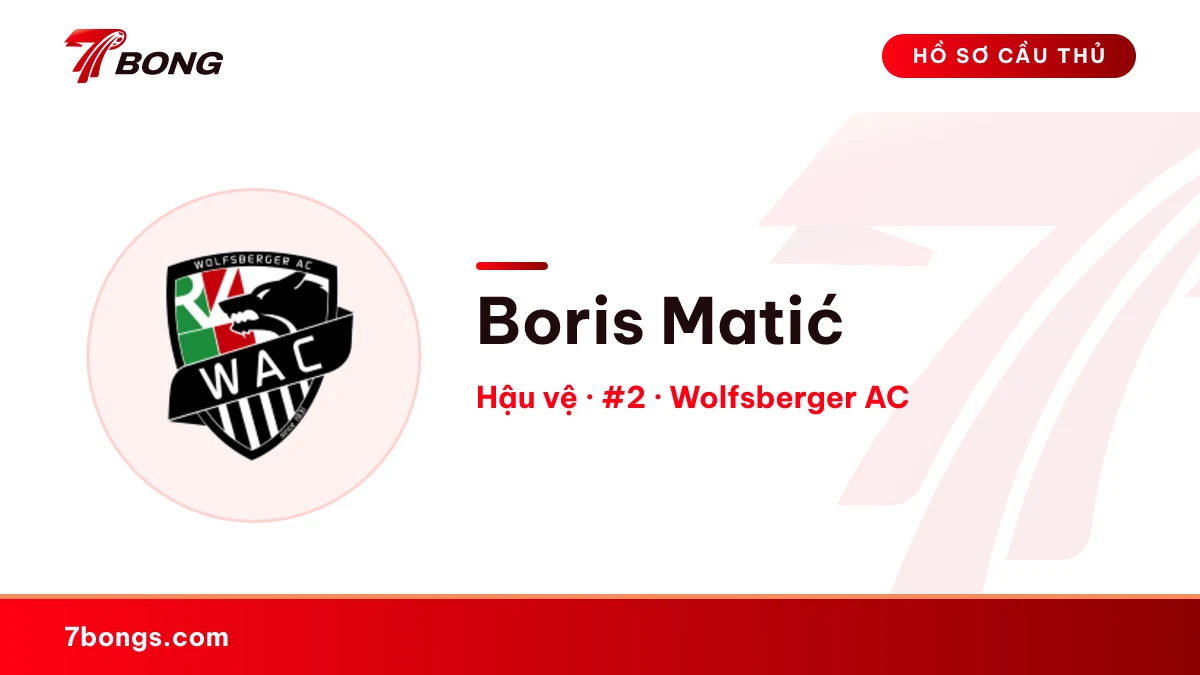 Boris Matić — Wolfsberger AC