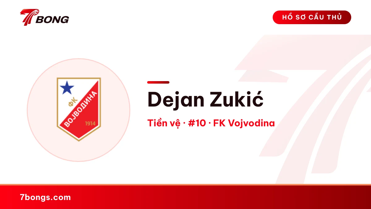 Dejan Zukić — FK Vojvodina