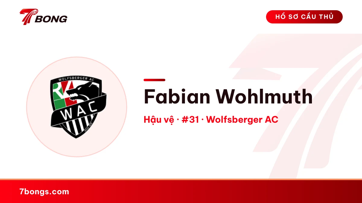 Fabian Wohlmuth — Wolfsberger AC