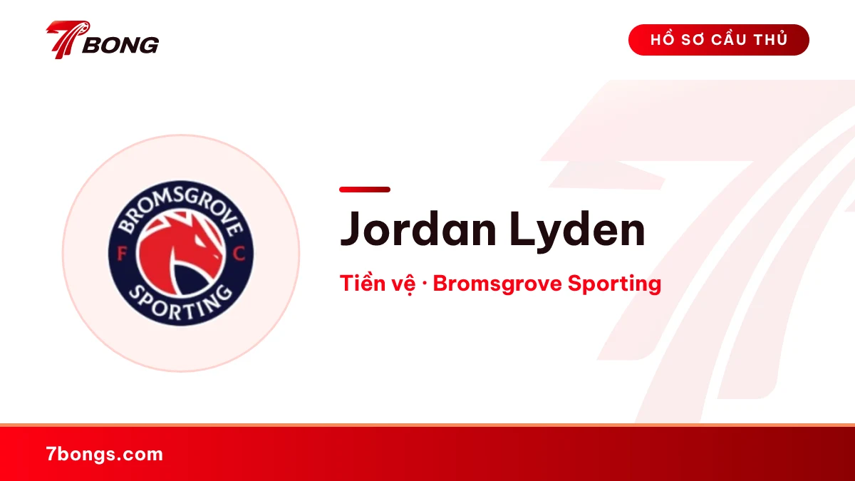 Jordan Lyden — Bromsgrove Sporting
