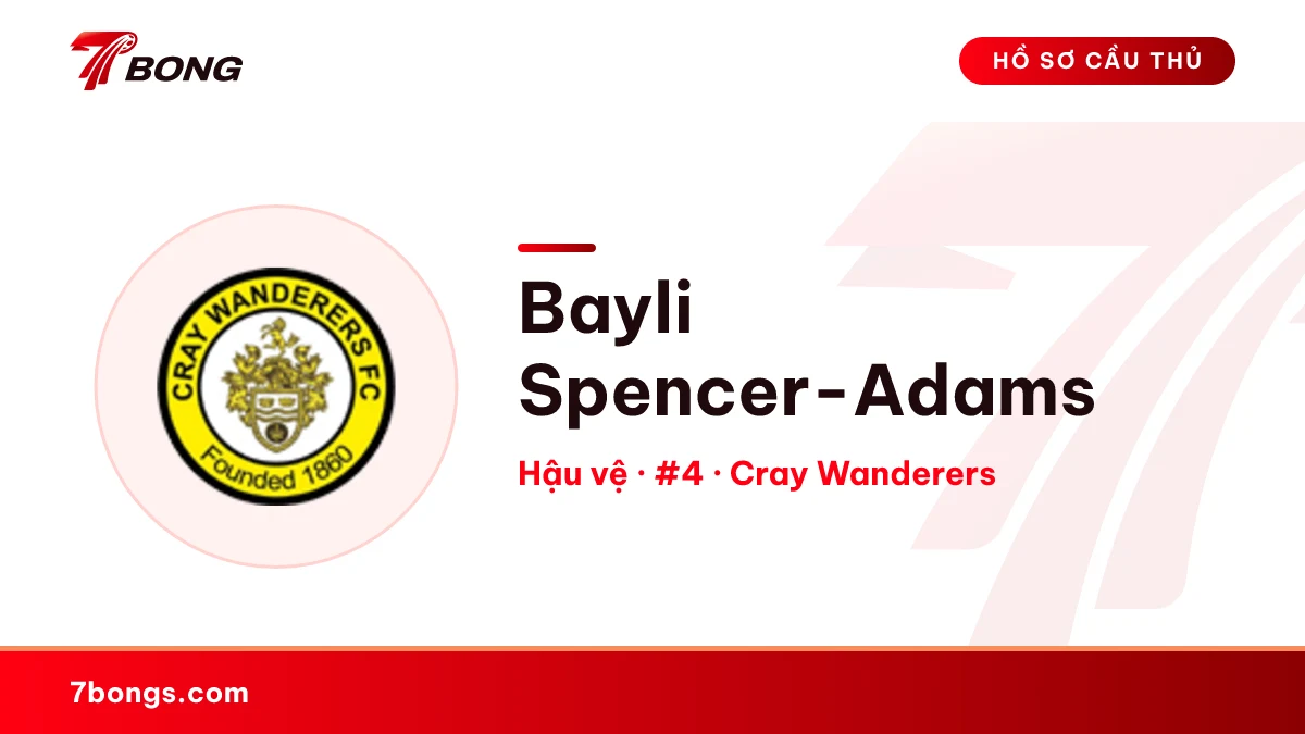 Bayli Spencer-Adams — Cray Wanderers
